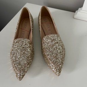 glitter flats